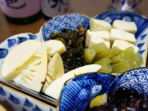 白だしで♪ 竹の子とワカメと高野豆腐の煮物✿